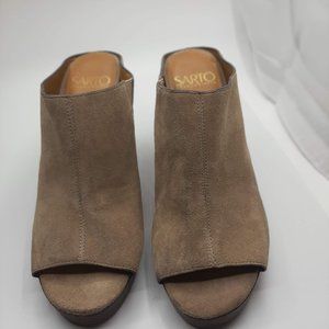 Franco Sarto Mariam Wedges - Tan, size 7 (used)